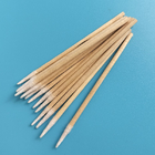Disposable Wooden Stick Micro Pointed Qtips Cotton Swab For Tattooing