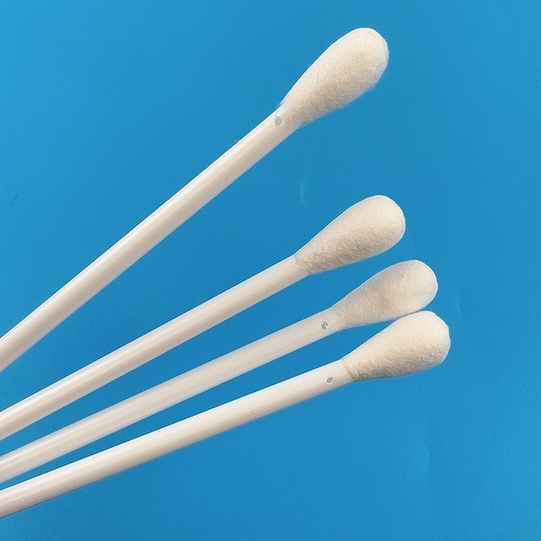 7.4 Inch Disposable Cotton Swab Medical With Big Head Hole On Handle Cleaning Sticks