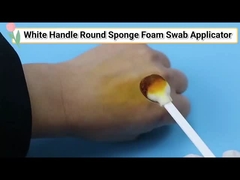 125mm Single Big Round Sponge Head Καθαρό δωμάτιο Σφουγγαριού καθαρισμού Swab