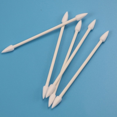 4.7mm βιοδιασπάσιμη εγγράφου πατσαβούρα βαμβακιού Qtips ραβδιών δειγμένη διπλάσιο για το αποστειρωμένο δωμάτιο