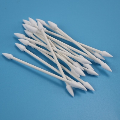Eco φιλική εγγράφου πατσαβούρα βαμβακιού Qtips κεφαλιών ραβδιών δειγμένη διπλάσιο για το αποστειρωμένο δωμάτιο ασβέστιο-003