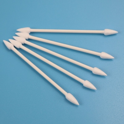 Eco φιλική εγγράφου πατσαβούρα βαμβακιού Qtips κεφαλιών ραβδιών δειγμένη διπλάσιο για το αποστειρωμένο δωμάτιο ασβέστιο-003