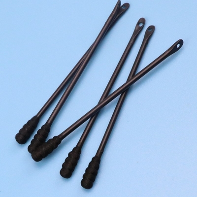 50pcs eco-Frinedly μαύρη Qtips πατσαβούρα οφθαλμών βαμβακιού ακμής καθαρίζοντας για την καθημερινή χρήση