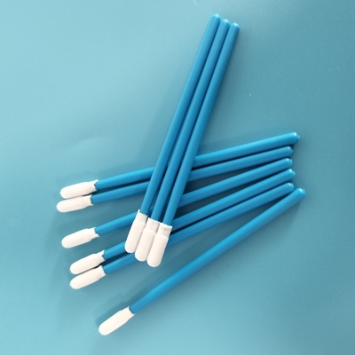 TX743 Καθαρισμός εργοστασίου χωρίς λιντα Micro Round Dacron Polyester Swab για καθαρό δωμάτιο