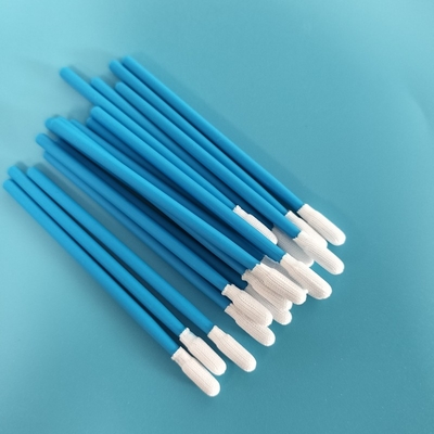 TX743 Καθαρισμός εργοστασίου χωρίς λιντα Micro Round Dacron Polyester Swab για καθαρό δωμάτιο