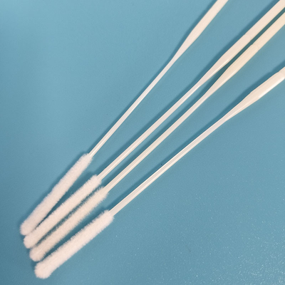 ABS Stick Flocked Nylon Nasal Swab Συλλογή δειγμάτων Swab με σημείο ρήξης περιτυλιγμένο ξεχωριστά