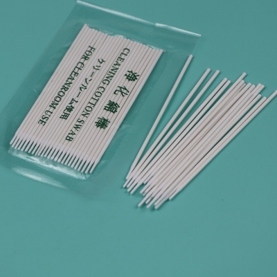 Βιοαποικοδομητικό 1mm Μικροεξονικό Qtips Οπτική ίνα Καθαριστικό βαμβάκι Bud Swab