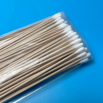 5mm Διαμέτρου Βαμβάκι Πιολη ξύλινο βαμβάκι 150mm Μακρύ Disposable Swab