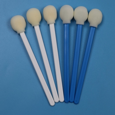 Απορριπτό λευκό PP Stick Round Σφουγγάρι Stick ιατρικό Lollipop αφρό Swab Applicator