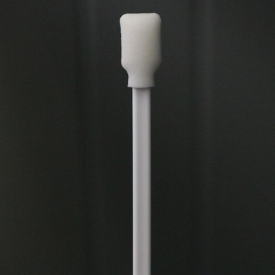 707 Ξαναχρησιμοποιήσιμος λευκός PP Stick Square Sponge Stick Medical Foam Swab Applicator για τη φροντίδα πληγών