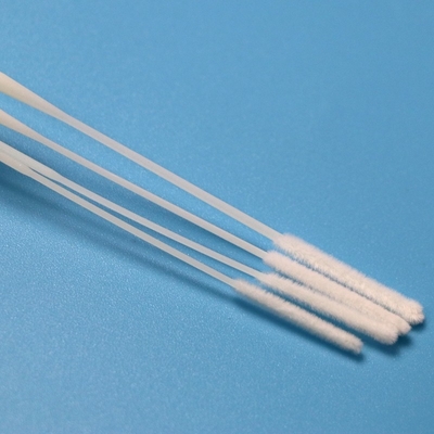 Ατομικό τυλιγμένο φλεκόμενο νάιλον μύτη Swab αποστειρωμένο δείγμα συλλογής Swab με σωλήνα