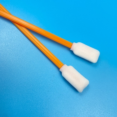 Ανθεκτικό σφουγγαρό σάμπες 50pcs 125mm Lint Free Πορτοκαλί / Μαύρο σφουγγαρό κεφάλι για το καθαρισμό ευαίσθητων επιφανειών