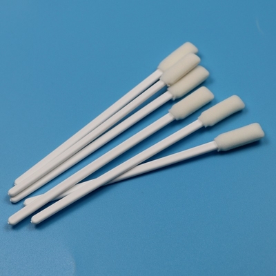 TX712 Χωρίς Λιντ Λευκό PP Stick 10mm Στρογγυλό καθαρό δωμάτιο Swab εκτυπωτή καθαρισμού ESD αφρό Swab