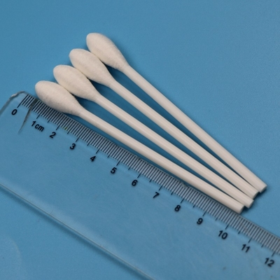 Απορριπτό 10cm PP Stick Μεγάλο Στρογγυλό Κεφαλάκι Qtips Ιατρικό Βαμβάκι Bud Swab Applicator