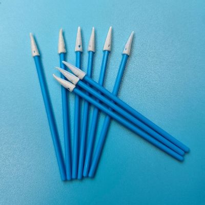 Αιχμηρό βαμβακοφόρο σφουγγάρι αφρού για καθαρισμό ακριβείας με λαβή PP