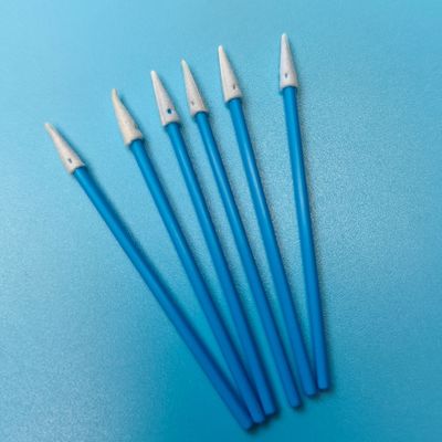 Αιχμηρό βαμβακοφόρο σφουγγάρι αφρού για καθαρισμό ακριβείας με λαβή PP