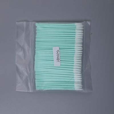 Αιχμηρό σημείο Polyester Swab για ηλεκτρονικά οπτικά φακοί PCB πληκτρολόγιο Gap καθαρισμός υψηλή απορρόφηση 75mm