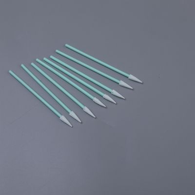 Αιχμηρό σημείο Polyester Swab για ηλεκτρονικά οπτικά φακοί PCB πληκτρολόγιο Gap καθαρισμός υψηλή απορρόφηση 75mm
