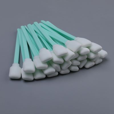 TX707 Στυλ Τυπωτής Καθαρισμός Κεφαλαίου Swab Lint Free High Density Foam Tip PP Handle Cleanroom Σφουγγάρι Swab 128mm 50pcs Pack