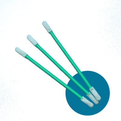 TX758 Απαλλαγμένος από λιντ διπλό άκρο ESD Polyester Swab Precision Cleanroom Detailing Swab για απομάκρυνση της σκόνης