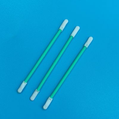 TX758 Απαλλαγμένος από λιντ διπλό άκρο ESD Polyester Swab Precision Cleanroom Detailing Swab για απομάκρυνση της σκόνης