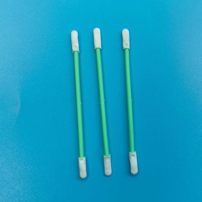 TX758 Απαλλαγμένος από λιντ διπλό άκρο ESD Polyester Swab Precision Cleanroom Detailing Swab για απομάκρυνση της σκόνης