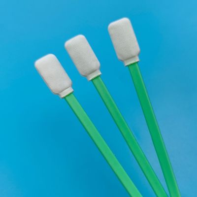 TX714 Lint Free Flat Square ESD Polyester Swab Surface Cleaning Cleanroom Swab with Double Heads