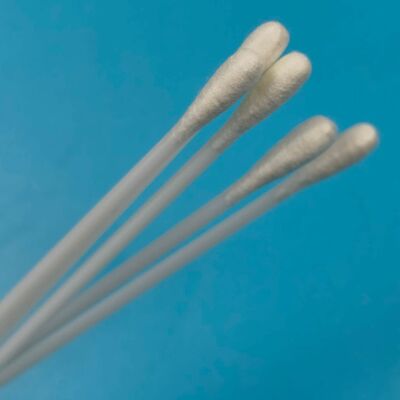 9cm PS Stick Sterile Dacron Oral Swab Test Influenza Συλλογή δείγματος γρίπης Συλλογή δείγματος επιφάνειας Swab Συλλογή δείγματος Swab για παρακολούθηση του περιβάλλοντος