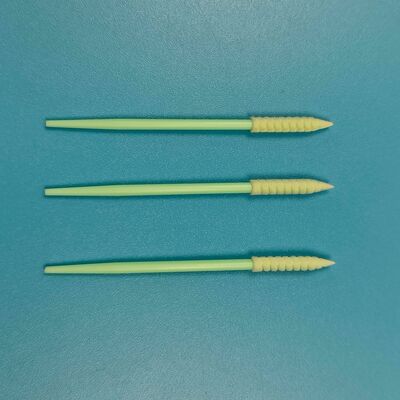 752 Rigid PP Stick Long Spiral Stick Sponge Stick Detailing Swab Precision Cleaning Foam Tip Swab for Cleanroom