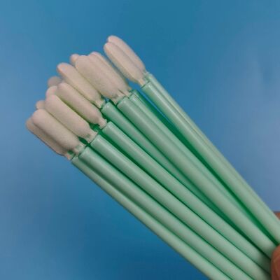 TX709 Πράσινο PP Stick Precision Cleaning Swab σφουγγάρι Cleanroom Αφρός μύτης Λεπτομέρειες μπατονέτας Electronics Cleaning μπατονέτα