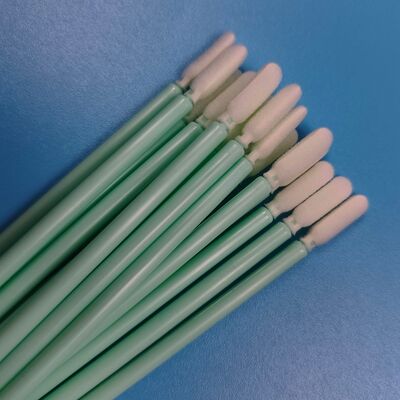 TX709 Πράσινο PP Stick Precision Cleaning Swab σφουγγάρι Cleanroom Αφρός μύτης Λεπτομέρειες μπατονέτας Electronics Cleaning μπατονέτα