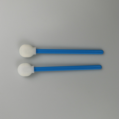 Lollipop γύρω από την επικεφαλής μίας χρήσης ίνα σφουγγαριών - ελεύθερο μπλε ραβδί πατσαβουρών