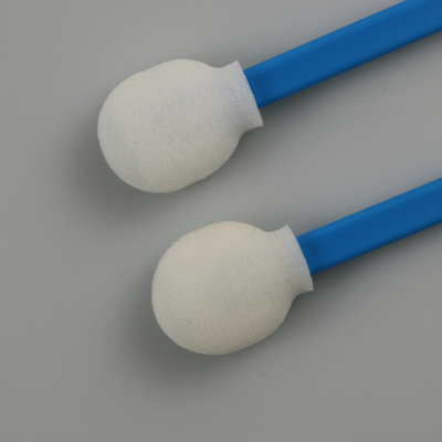 Lollipop γύρω από την επικεφαλής μίας χρήσης ίνα σφουγγαριών - ελεύθερο μπλε ραβδί πατσαβουρών