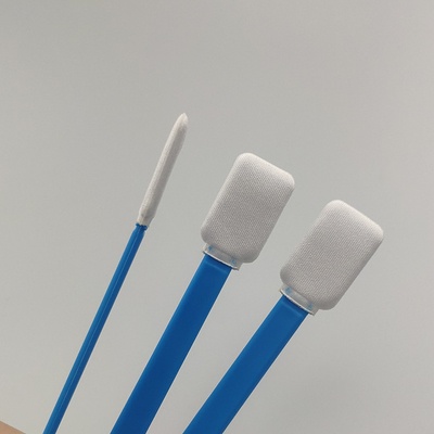 100 PC 125mm τοποθετημένο αιχμή πολυεστέρας τετραγωνικό επικεφαλής μπλε πατσαβουρών με το ραβδί PP