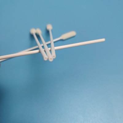Μπουτονιέρα δειγματοληψίας μίας χρήσης PP Stick με κεφαλή σπόγγου αφρού Λευκού χρώματος