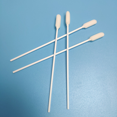 Μπουτονιέρα δειγματοληψίας μίας χρήσης PP Stick με κεφαλή σπόγγου αφρού Λευκού χρώματος