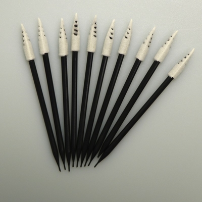 Ίνα - ελεύθερα δειγμένα σπείρα Applicators 76mm πατσαβουρών ακρών αφρού μήκος