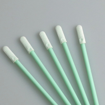 Applicator πατσαβουρών πολυεστέρα 70mm διπλό πλεκτό επίπεδο μίνι επικεφαλής με το ραβδί PP