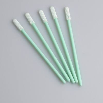 Applicator πατσαβουρών πολυεστέρα 70mm διπλό πλεκτό επίπεδο μίνι επικεφαλής με το ραβδί PP