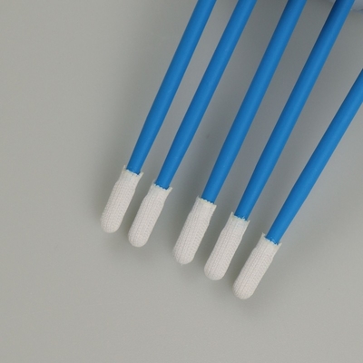 Κοντή καθαρίζοντας πατσαβούρα 100pcs/Bag πολυεστέρα μικροϋπολογιστών ραβδιών PP για το αποστειρωμένο δωμάτιο
