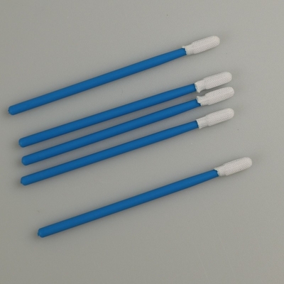 Κοντή καθαρίζοντας πατσαβούρα 100pcs/Bag πολυεστέρα μικροϋπολογιστών ραβδιών PP για το αποστειρωμένο δωμάτιο