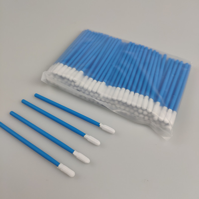 Κοντή καθαρίζοντας πατσαβούρα 100pcs/Bag πολυεστέρα μικροϋπολογιστών ραβδιών PP για το αποστειρωμένο δωμάτιο