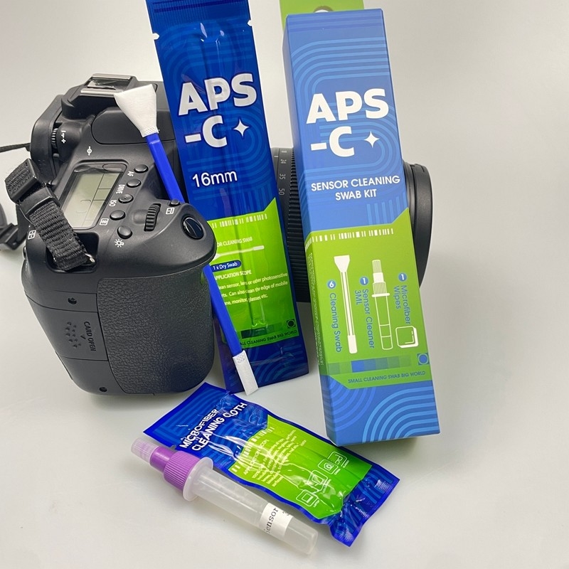 3-in-1 Camera Sensor Cleaning Kit for APS-C & Full-Frame Cameras - Complete Professional Set