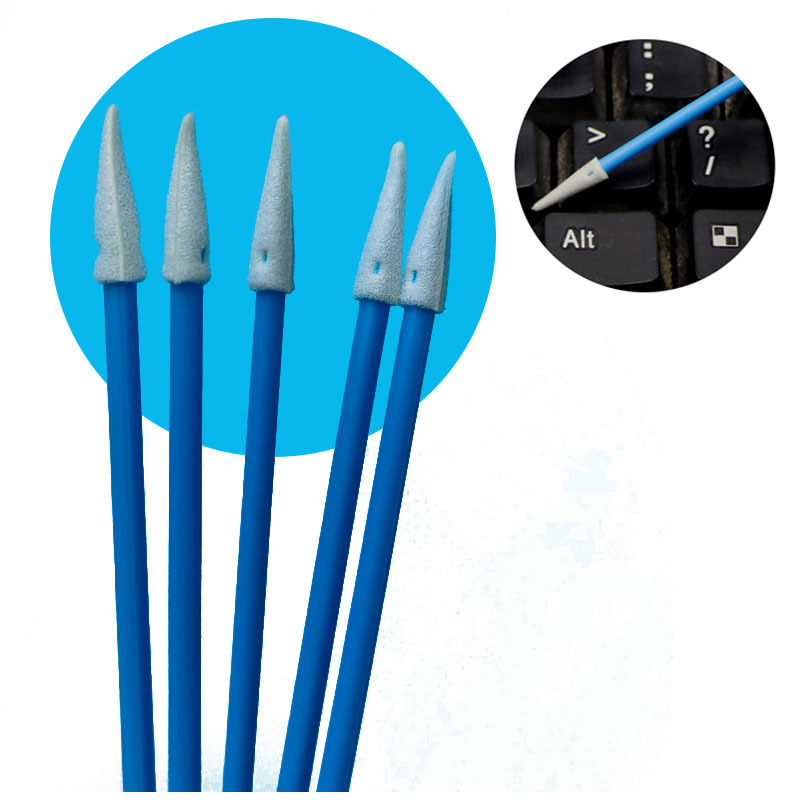 TX750 Ultra Low Lint Mini Pointed Cleanroom Sponge Detailing Swab ESD Foam Swab για Καθαρισμό Ακριβείας